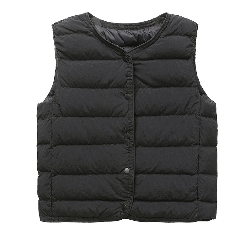 2023 Children's New down Jacket Boys and Girls Liner Vest Lightweight Casual Warm Vest Baby Waistcoat Dropshipping