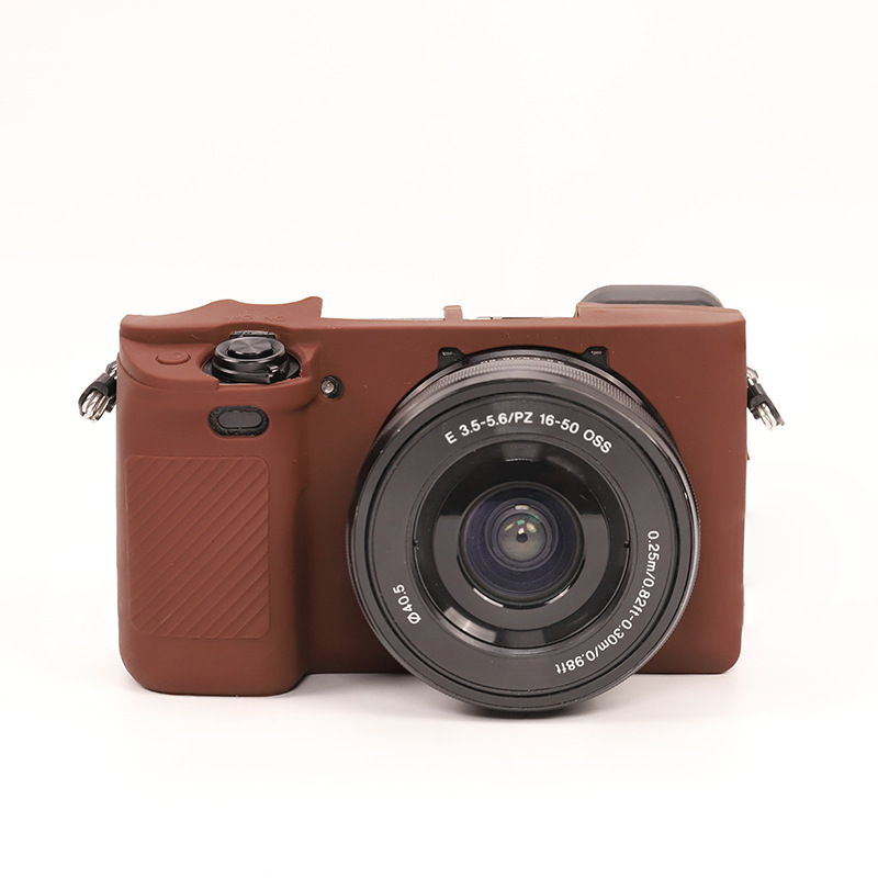 Suitable for Sony A6300 A6400 A6100 Mirrorless Camera Silicone Case Protective Case Photography Bag Soft Shell Bag