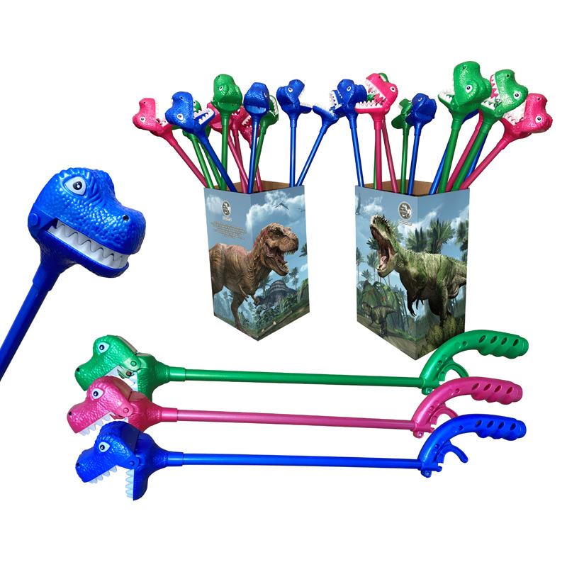 Dinosaur Clip, Dinosaur Animal Clip, Telescopic Shark Clip, Cartoon Dinosaur Manipulator, Pick-Up Pliers, Toy Clip