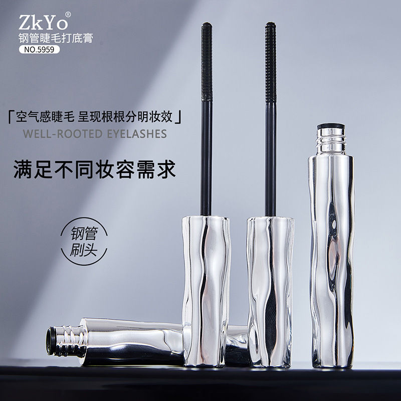 ZkYo Steel Pipe Eyelash Base Cream Makeup Holding Roll-up Waterproof Sweat-proof Slim Long No Snoiling Thread Mascara genuine goods