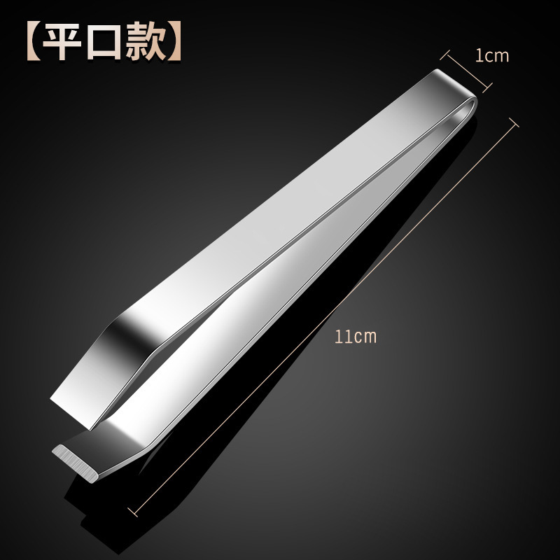 Stainless steel pig hair clip chicken feather duck feather removal pliers beard plucking chicken duck tweezers hair remover garlic peeling clip