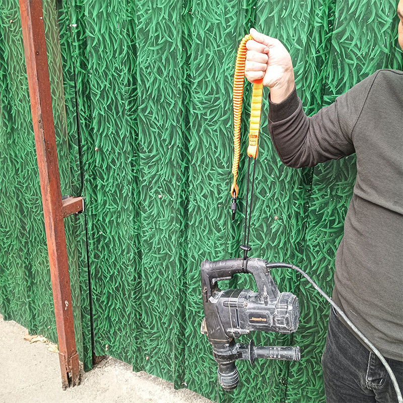 Cross-tool anti-lost rope safety rope aerial work tools anti-falling lost hand rope polyester reflective factory wholesale