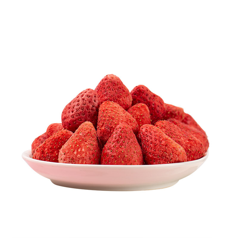 [Store manager recommend] FD freeze-dried strawberry dried snowflake crisp baking raw materials strawberry crisp fruit and vegetable crisp whole grain wholesale