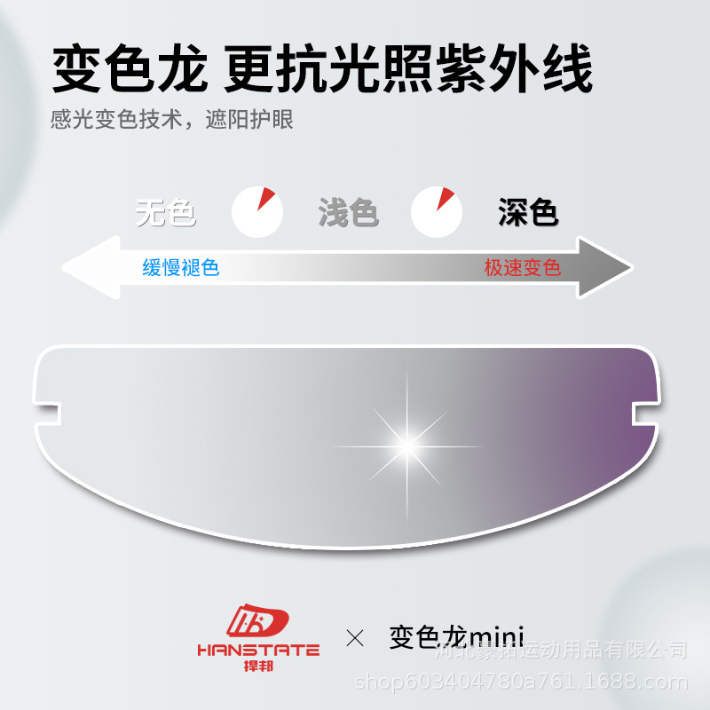 Hanstate Helmet Lens Anti-Fog Film Hd Chameleon Motorcycle Full-Face Helmet Universal Anti-Fog Patch