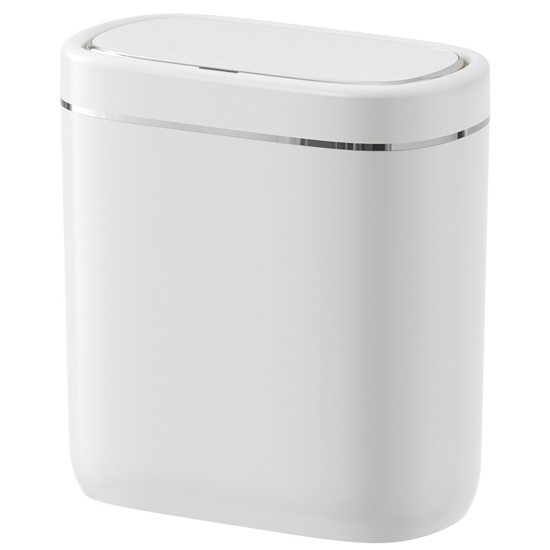 25-Year-Old New Smart Trash Can for Home Use, High-End Bathroom and Living Room, Odorless Flip-Top Automatic Sensor Trash Can