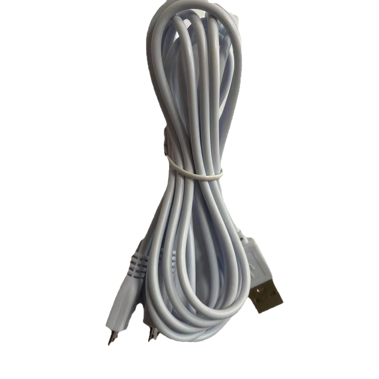 Charging Cable One-To-Two White USB to Micro, 1.3m a Charging Cable Mike Charger Android