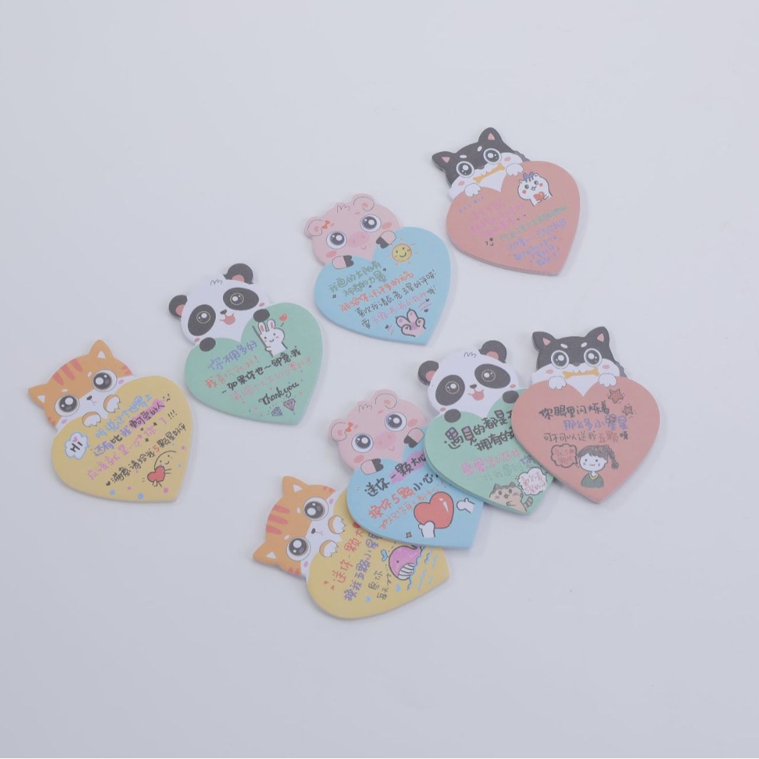 Transparent Post-it Cartoon Wholesale Cute Post-it Notes Ins Wind Post-it Notes Custom Wrong Post-it Notes Index Stickers