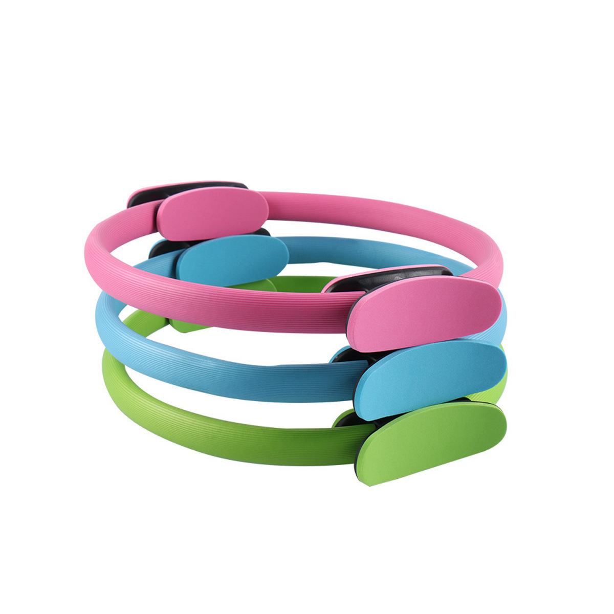 Wholesale Pilates Circle Yoga Auxiliary Magic Circle Waist Training Leg Slimming Fitness Ring Yoga Open Back Resistance Ring Elastic Circle