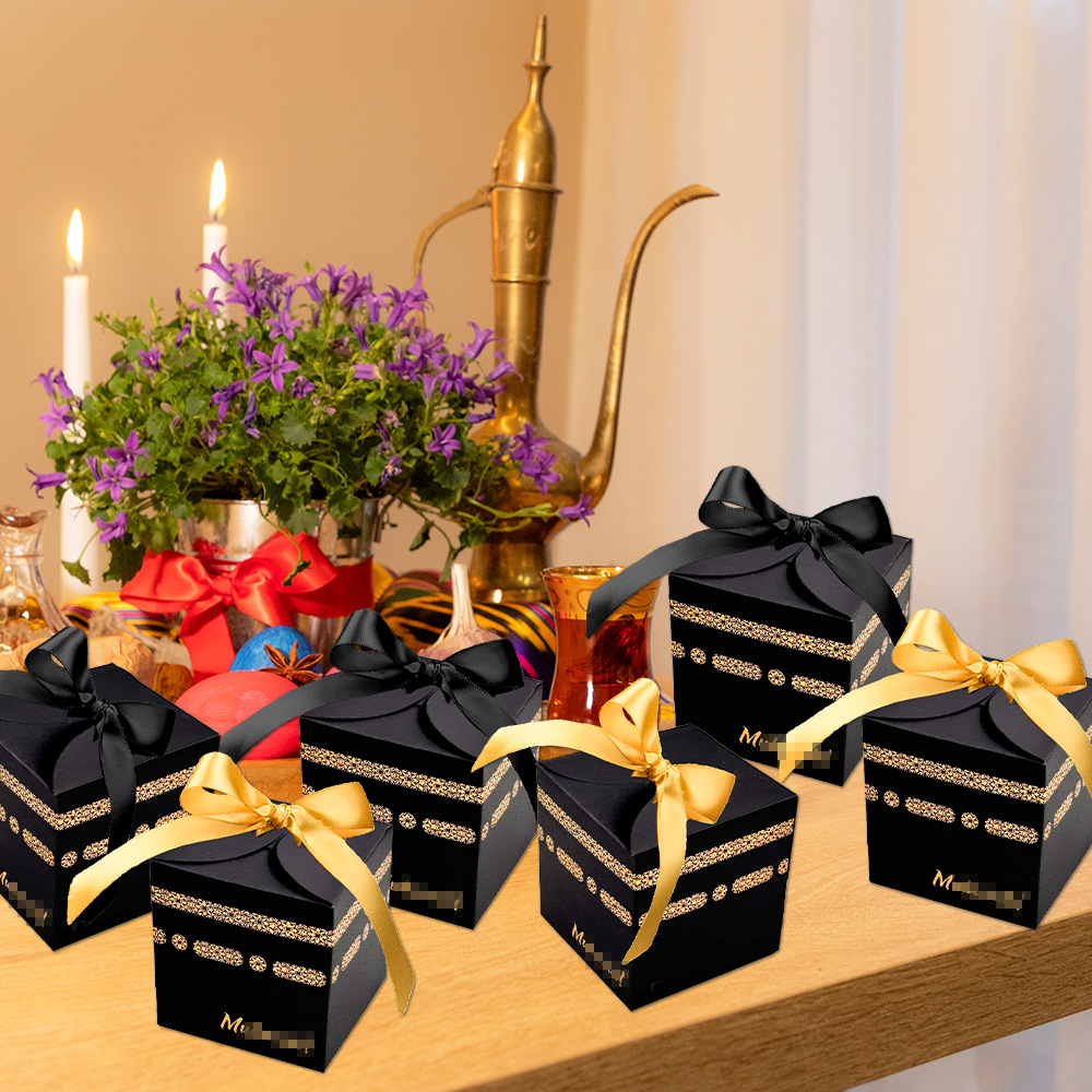 Cross-Border Moon Birthday Holiday Candy Box Party Decoration Gift Packaging Box Castle Hot Stamping Gift Box Souvenir