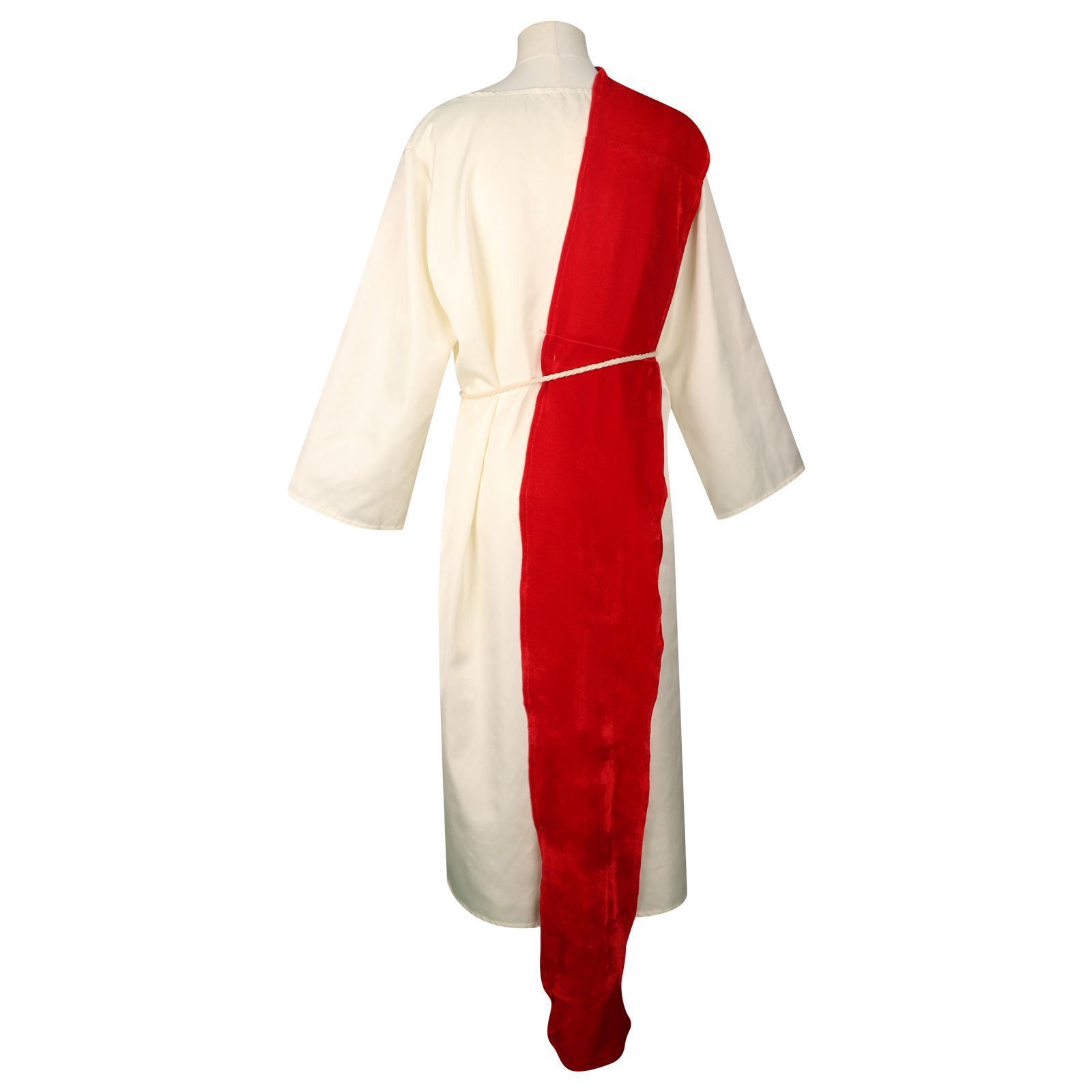 Medieval Monk Clothing Religious Clothing Jesus Cos Clothing Suit Ready-Made Loose Robe Red Shawl