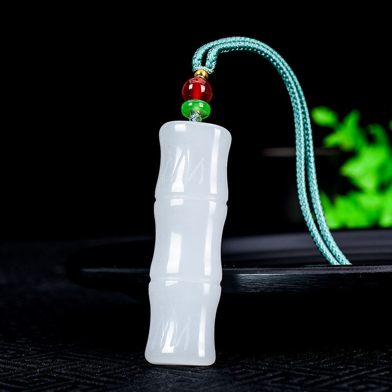 Xinjiang Gold Silk Jade Pendant, White Jade Safe and Wu Shi Brand Pendant, Mutton Fat White Safety Buckle, Gourd Jade Pendant Bread Brand
