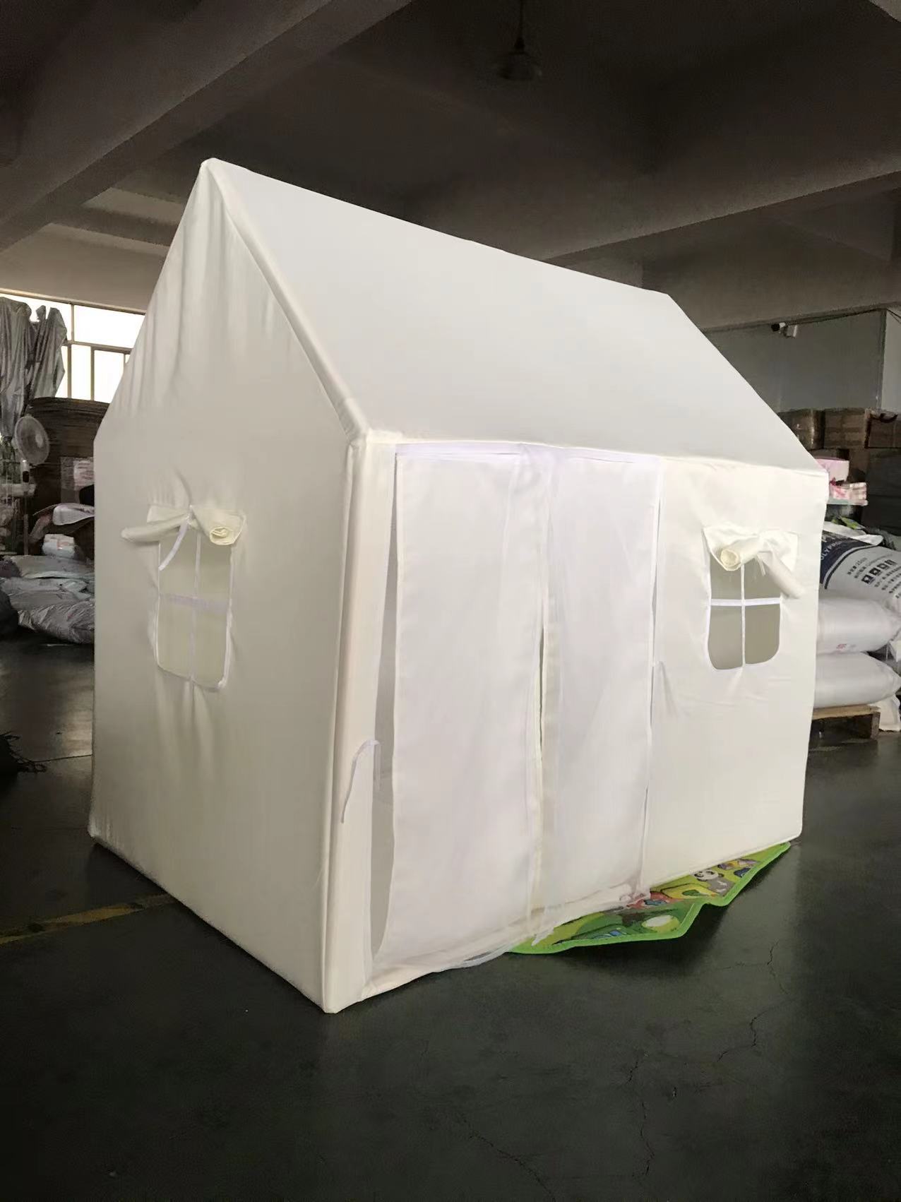 Customized Korean New White Kidsren's Tent Game House Indoor Boys and Girls Toys Oversized Solid Wood Bracket House