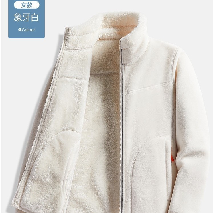 флисовая куртка для пар, женская куртка, полярный флис, осенне-зимний реверсивный толстовка, кардиган