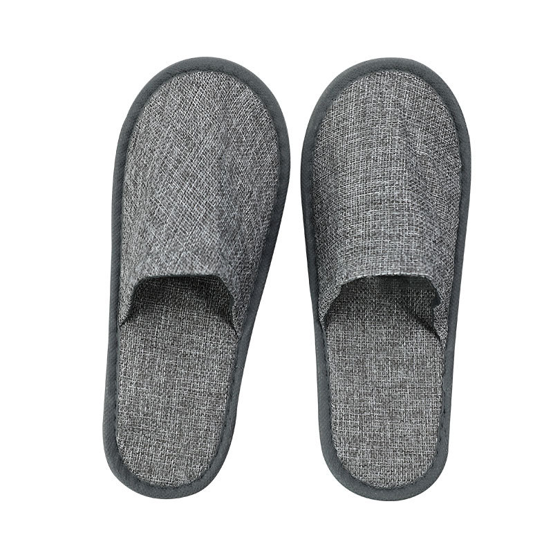 Disposable slippers for guests 10 pairs of hotel home travel portable coral fleece thickened non-slip wholesale wear-resistant
