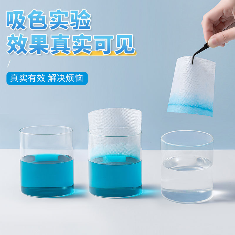 Color-Absorbing Sheets for Hanging on Walls, Laundry Sheets to Prevent Color Bleeding, Color-Absorbing Paper for Mixed Washing, Family Pack, Factory Wholesale