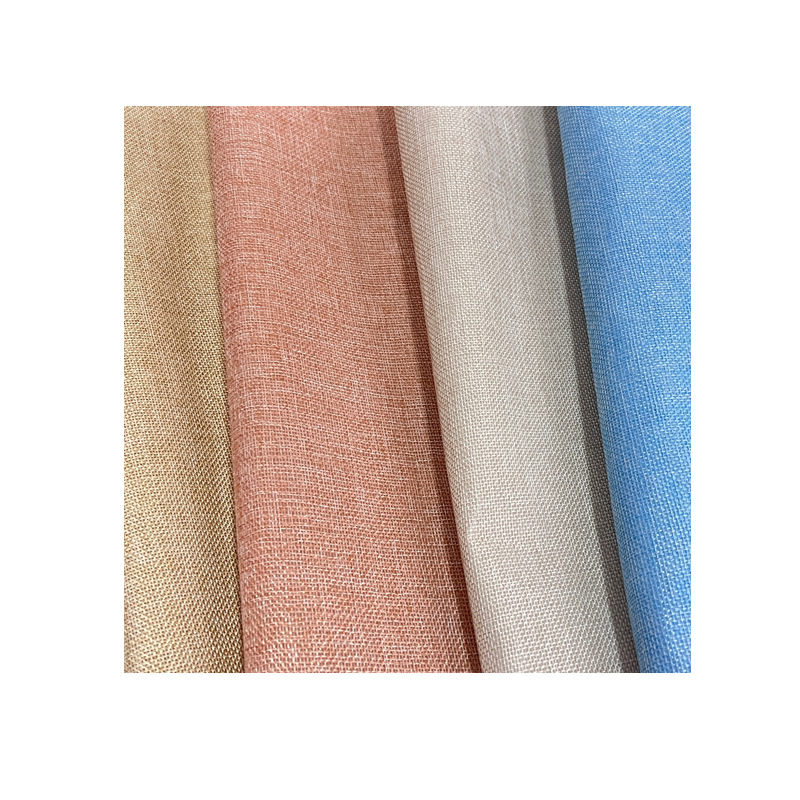 Spot Multi-Color Cationic Imitation Linen Pe Coated Storage Bag Dirty Clothes Basket Finished Luggage Fabric Pe Coated Waterproof