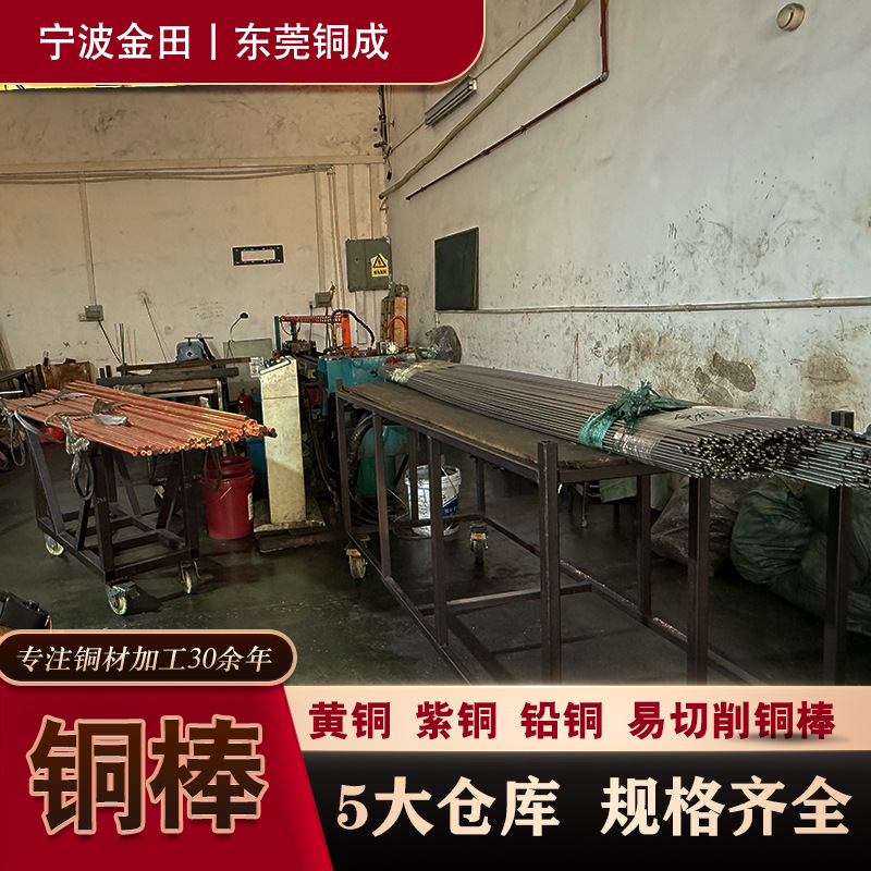 Copper Rod T2 Lead Copper Rod H62 H65 H59 Solid Brass Rod 2Mm3Mm4Mm5Mm6Mm--70Mm in Stock