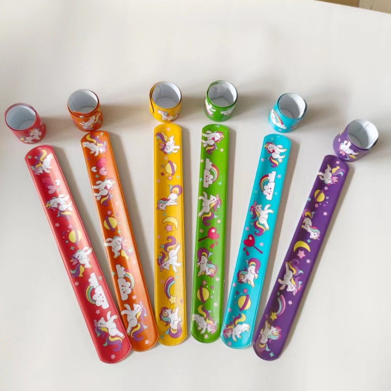 Новый единорог, пвх, кольцо, браслет, детская мультяшная игрушка, оптовая продажа