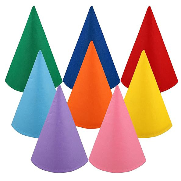 Фетровая шляпа рождественского гнома фетровая конусная шляпа утки шляпа эльфа Хэллоуин праздничные принадлежности цветной головной убор