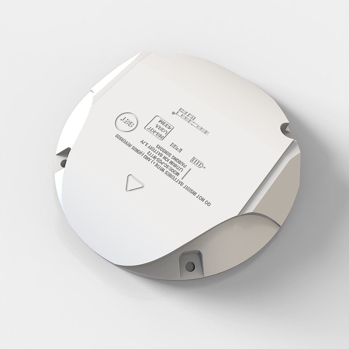 Wireless Magnetic Floor Parking Sensor Floor-Mounted Radar Parking Detector Parking Guidance System