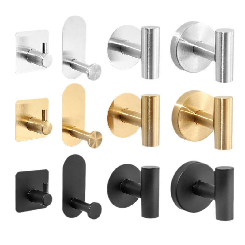 Кросс-граничные крепкие клейкие крючки из нержавеющей стали для кухни и ванной, крючки для полотенец, крючки для одежды в ванной, тяжелые крючки