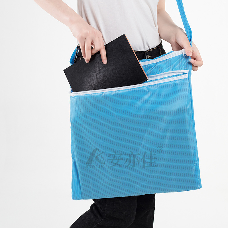 Wholesale anti-static dust-free bag clean room single-layer dust-free clothing storage bag anti-static double-layer bag storage bag