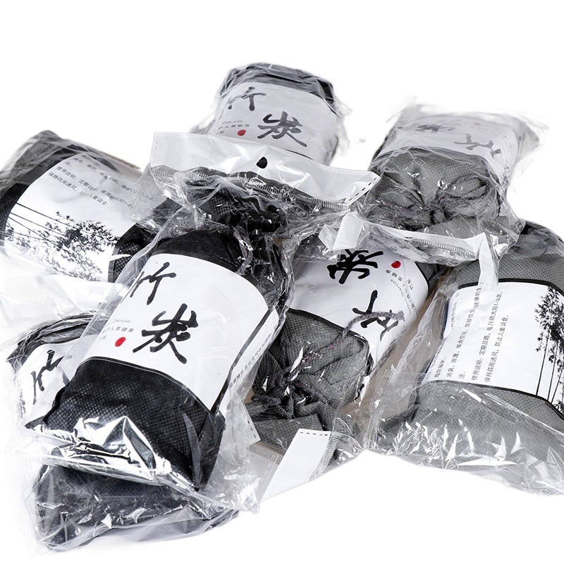 Bamboo charcoal bag for automobile household decoration in addition to formaldehyde and odor removal Japanese style 100g activated carbon car interior decoration supplies