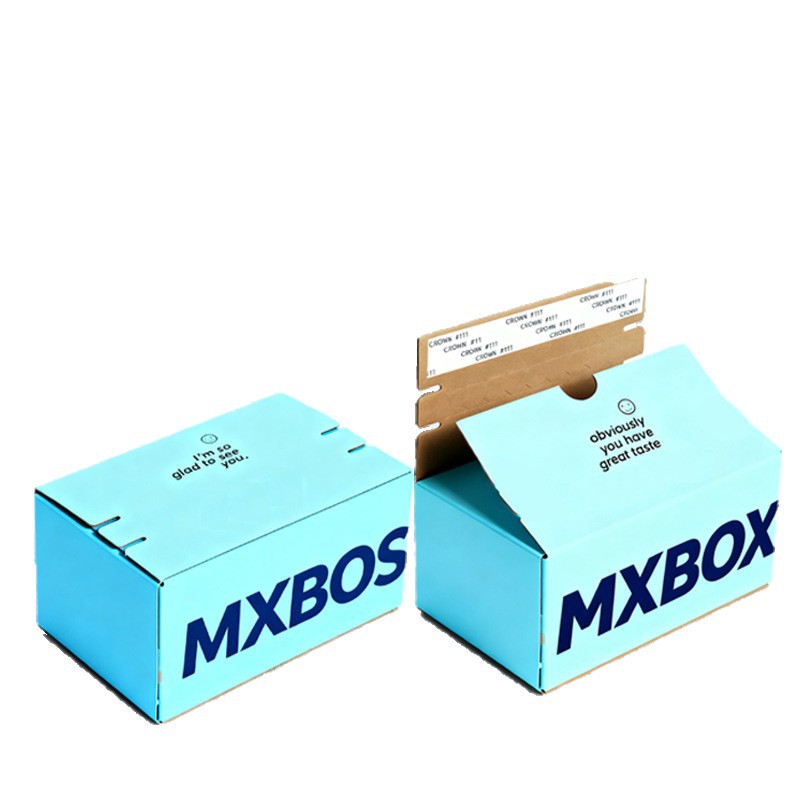 Tear-Off Express Packaging Box, Customized Colorful Zipper Carton, Tape-Free Packaging Box, Zipper Airplane Box, Customized Colorful Printing