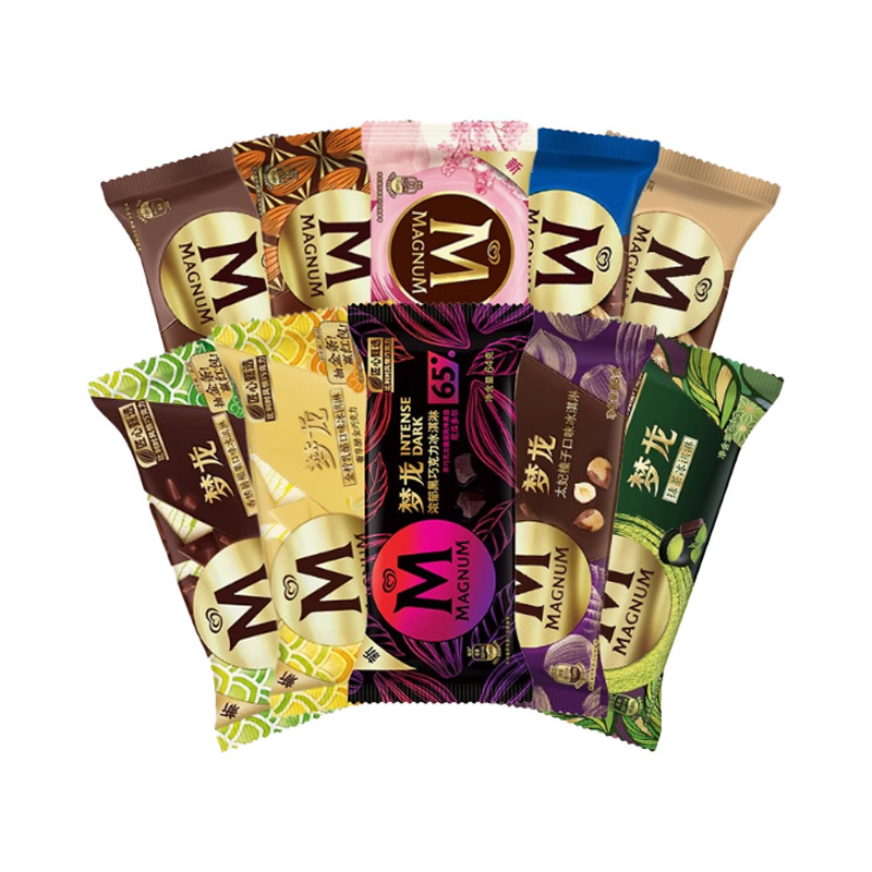 Мороженое Heluxue с трюфельным шоколадом, ванилью и матча, оптовая упаковка