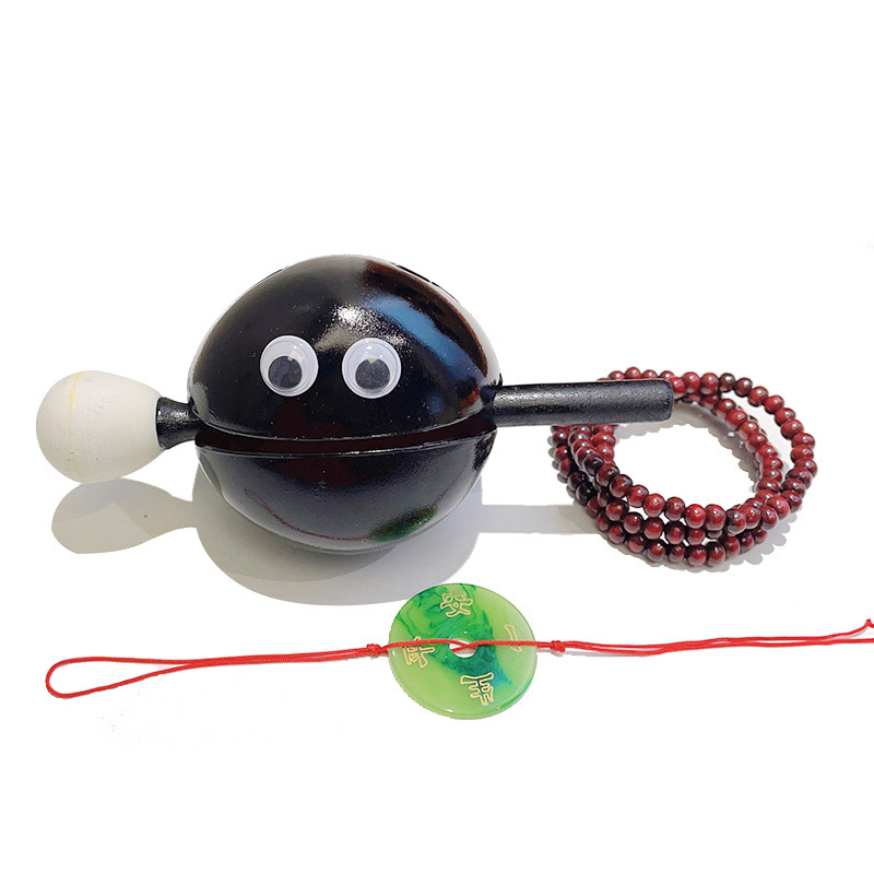 Xiaohongshu's Same Style Wooden Fish Knocking Decompression Wooden Fish Decompression Artifact Office Meditation Plastic Wooden Fish Toys Wholesale