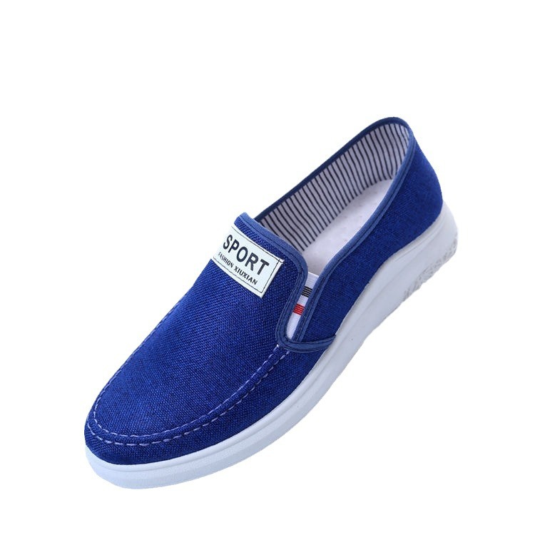 Spring and Summer Explosions Canvas Shoes Men's Shoes Old Beijing Cloth Shoes Men's Shoes Non-slip Wear-resistant Low-top Board Shoes Men's Dad Shoes