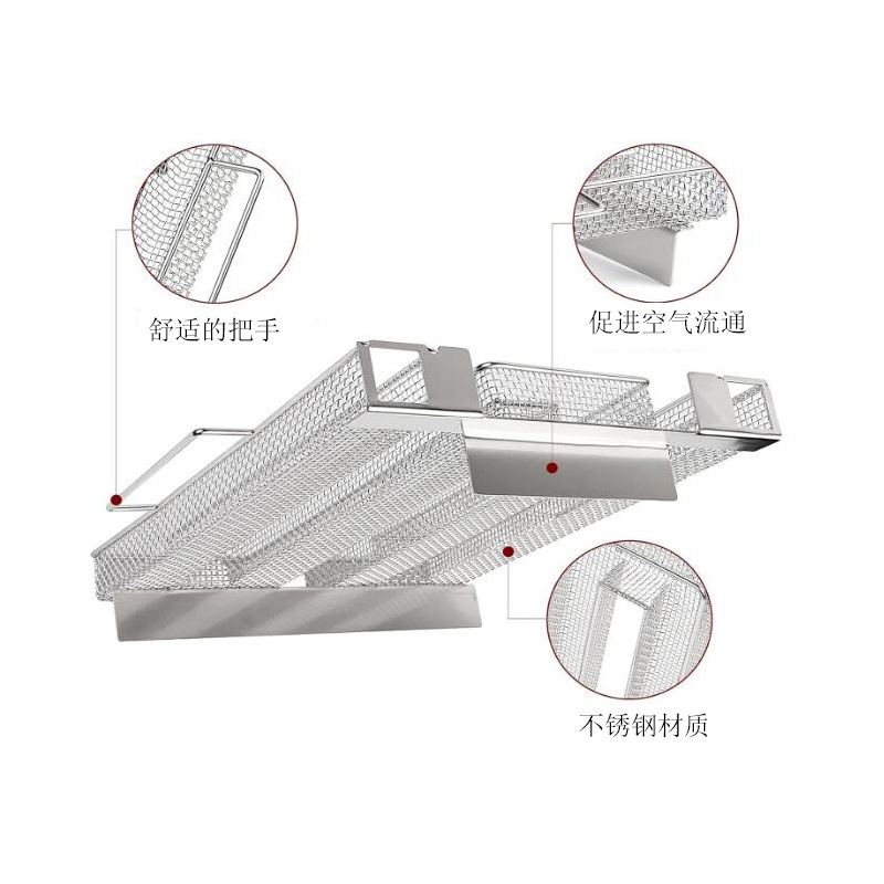 Cold Smoke Generator Suitable for Barbecue Grills and Smokers, M-Type Design, 304 Stainless Steel Smoking Basket Manufacturer