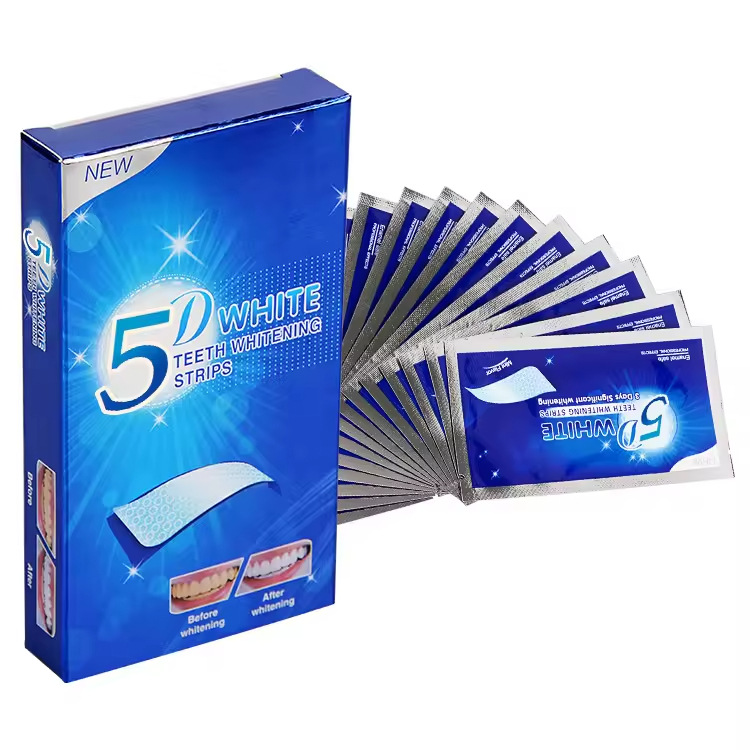 Cross-Border Hot-Selling 3D5D9D Teeth Whitening Strips to Remove Stains, Clean Teeth, Whiten Teeth, Remove Yellow Stains, and Whiten Teeth