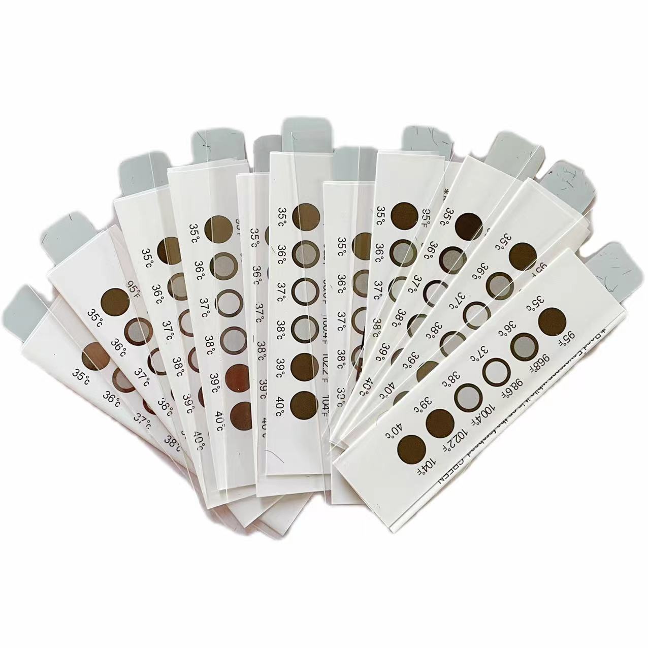 Forehead thermometer baby LCD color temperature strip LCD temperature sticker flexible baby temperature measuring strip