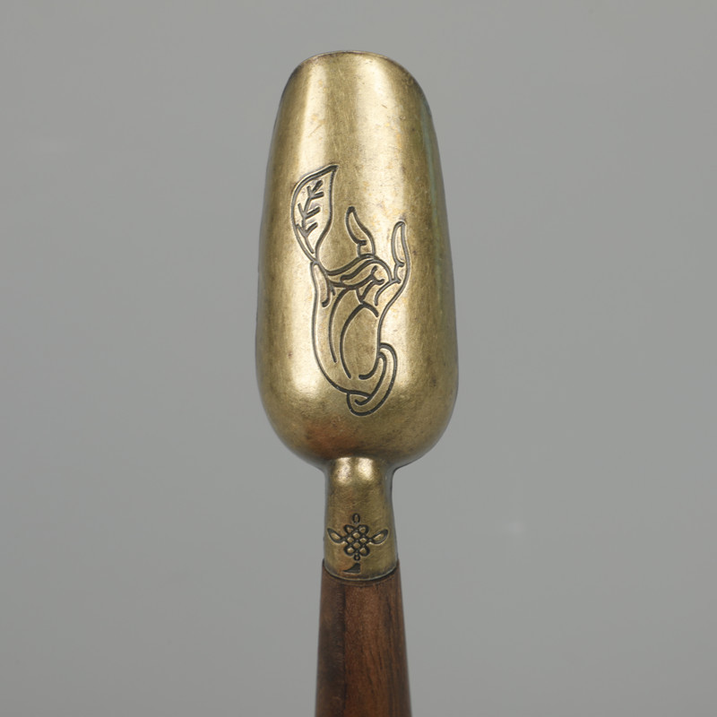 Ebony Buddha Hand Tea Spoon Tea Brush Tea Pen Wooden Tea Tray Brush Household Tea Ceremony Accessories