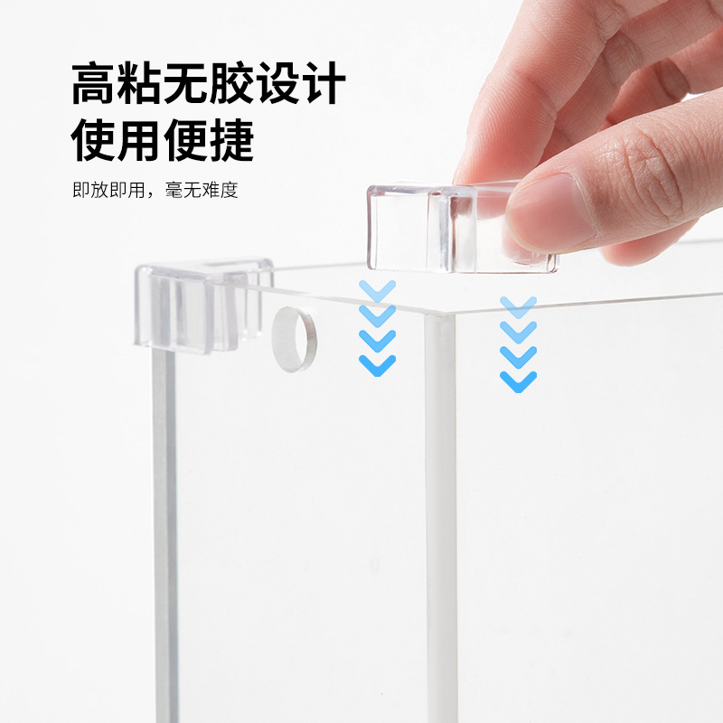 Fish Tank Corner Protector Triangle Transparent Soft Protection Right Angle Glass Acrylic Elastic Kidsren's Anti-Collision Corner