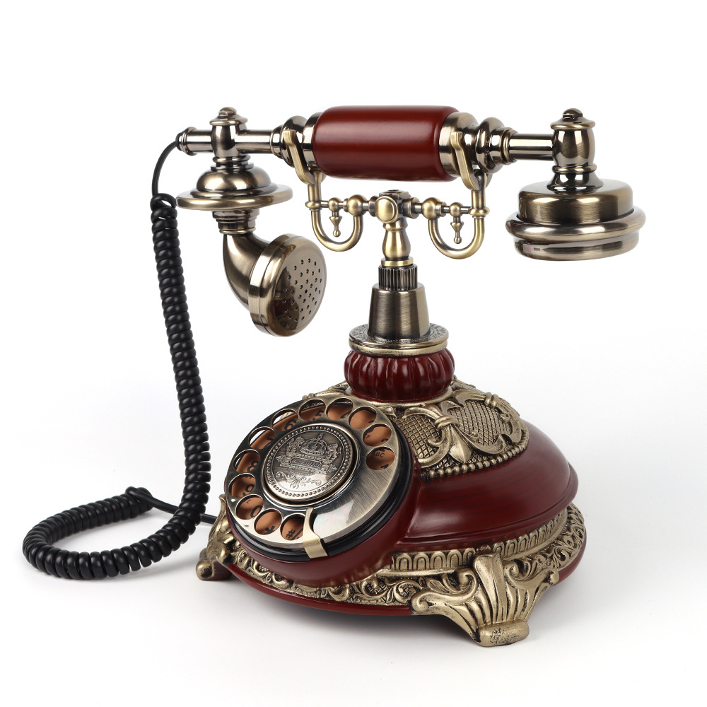 New Antique Phone Hotel Home Wedding Telephone Big Ringtone Fixed Landline Retro Old-Fashioned Telephone Wholesale