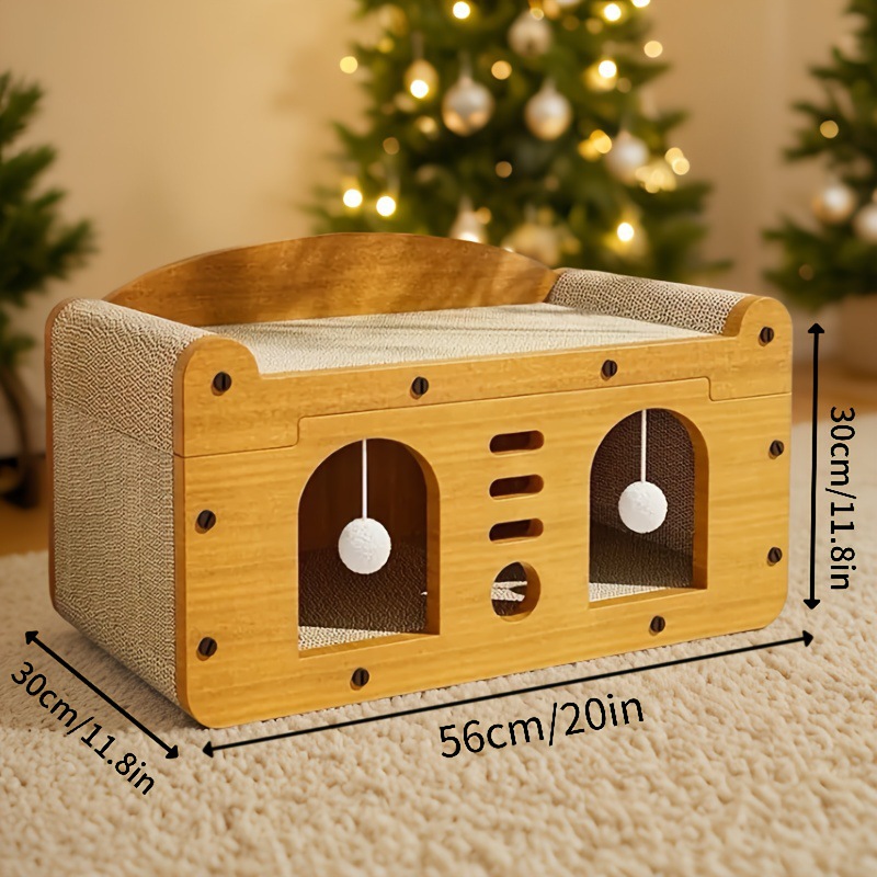 2026 New Cross-Border Dropshipping Spacious Multi-Layer Wooden Cat Apartment Villa Cross-Border Dropshipping