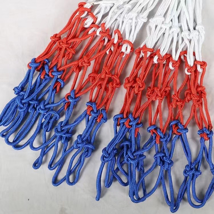 Basketball frame net two-color three-color woven durable bold standard basketball net portable basketball frame woven rope net