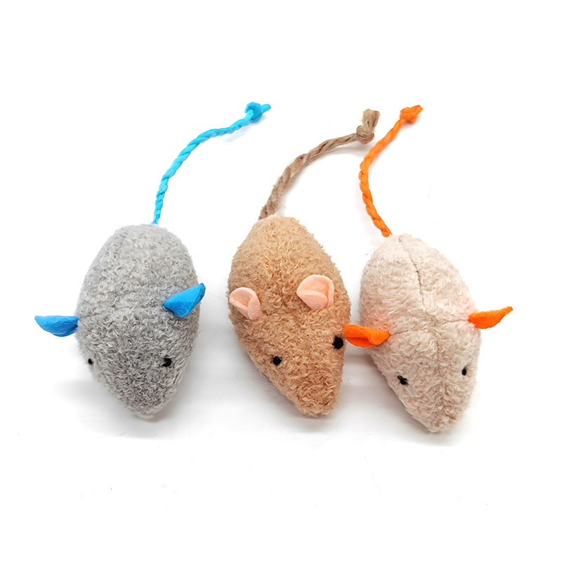 ✅ ✅ Manufacturer Wholesale Pet Cat Toys Sisal Ball Cat Teasing Stick Small Kitten Teeth Grinding Teeth Cleaning Sound Toy Ball