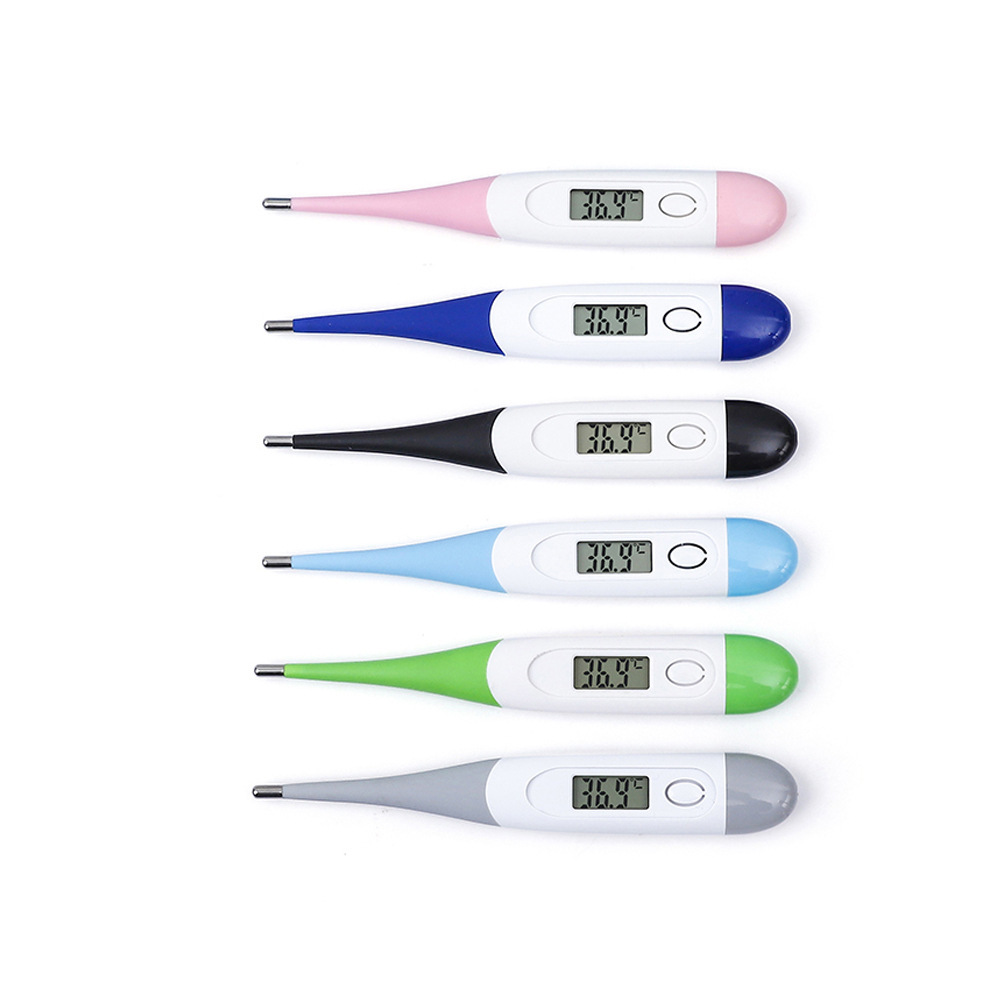 Foreign Trade Chinese and English Soft-Head Electronic Thermometer Children's Oral Adult Household Medical Thermometer Instrument Wholesale