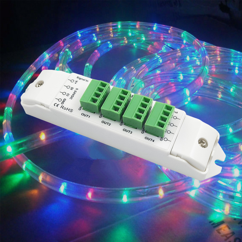 Spi Signal Amplifier Phantom Light Strip Amplifier Ws2811 Full Color Light Strip Led Controller Spi Signal