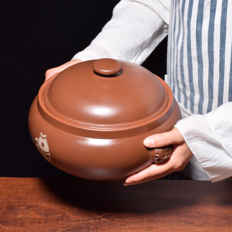✅ Wholesale Jianshui Purple Pottery Steam Pot Yunnan Steam Pot Chicken Steam Pot Household Commercial Purple Sand Steam Pot Ceramic Soup Pot