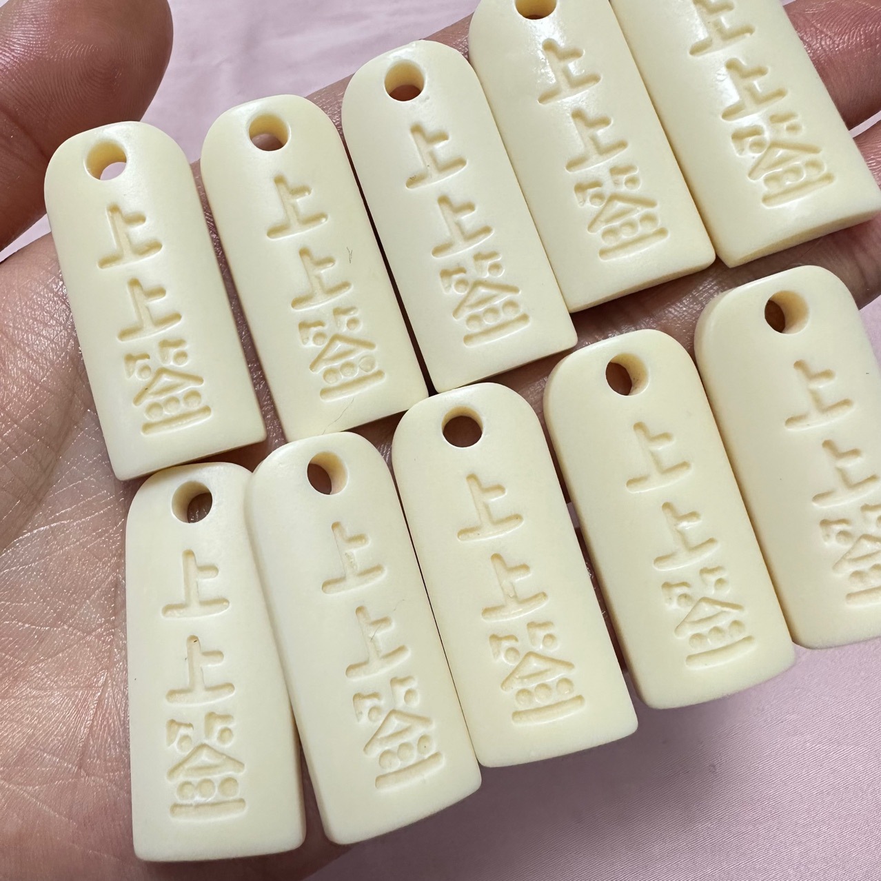 Слоновая кость верхний знак DIY культурные бусины аксессуары