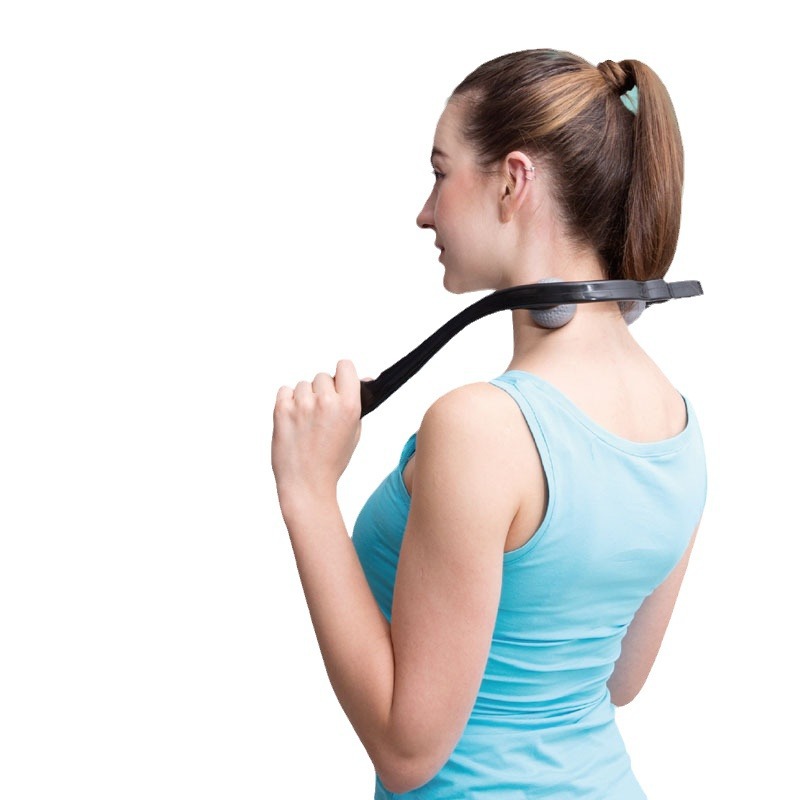 Multifunctional cervical massager home clip neck manual kneading meridian massage ball Office muscle massage instrument