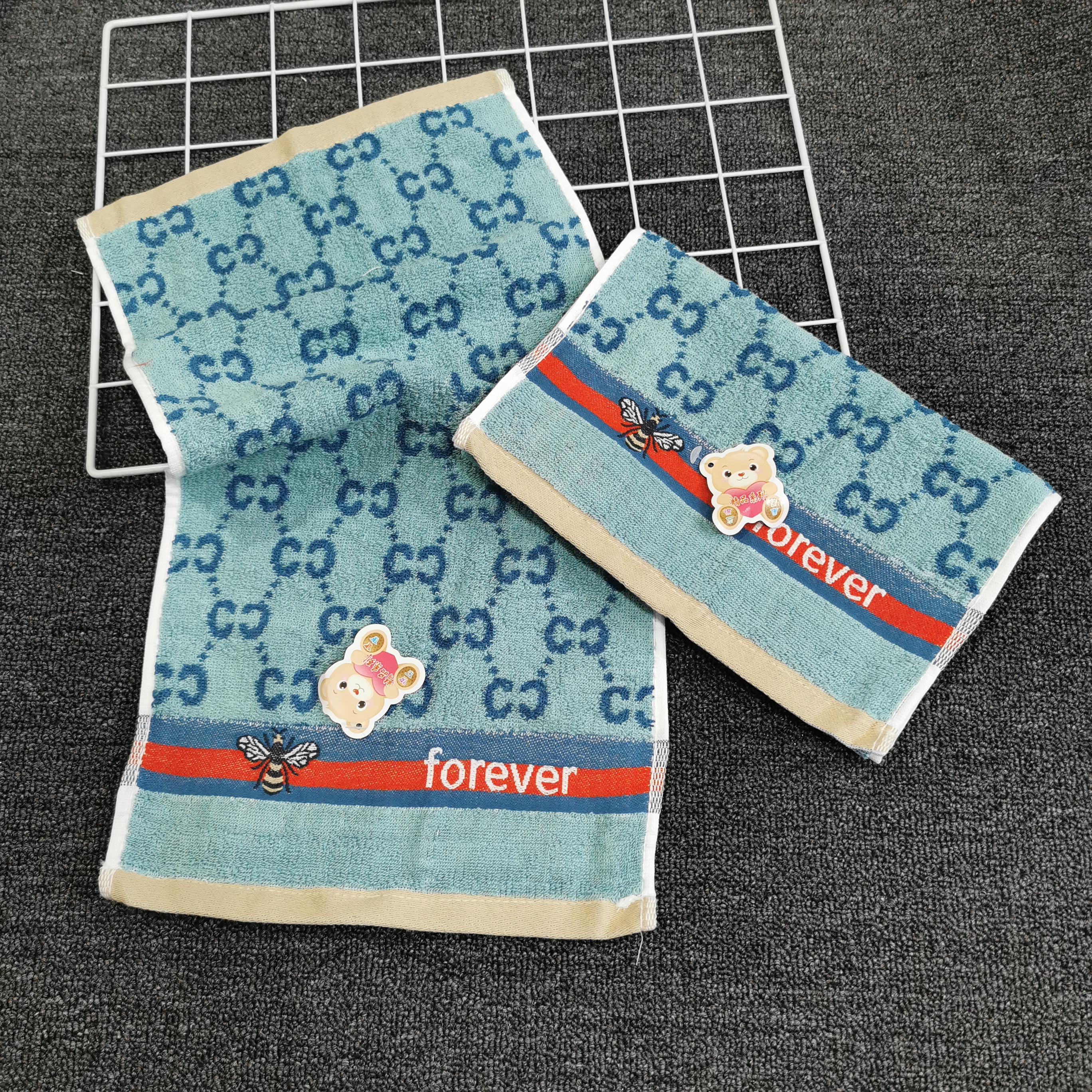 Couple's Thickeneded Jacquard Towel Pure Cotton Household Face Wash Lint-Free Absorbent Water Towel Adult Bathing Men and Women Do Not Fade