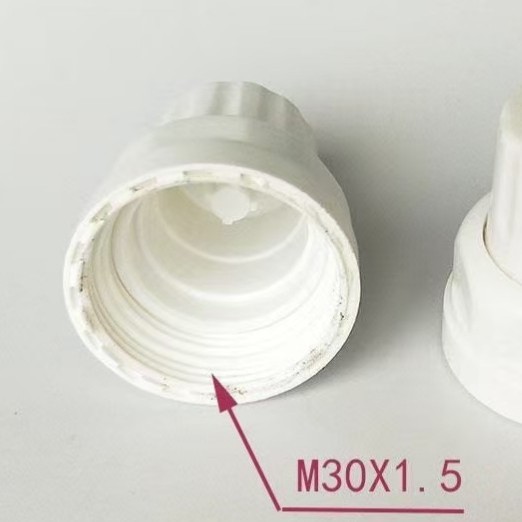 Water Distributor Adjustment Cap Constant Temperature Water Distributor Adjustment Cap Trv White Plastic Decorative Cover Black and White Ready Stock