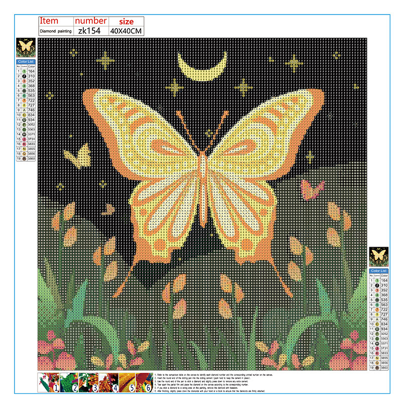 Foreign trade 5d Diamond painting 3040 any size full diamond living room animal scenery diy round diamond square diamond brick painting factory