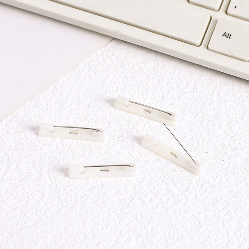 Multi-Specification Brooches, Plastic Name Tags, Pins, Badges, DIY Jewelry Accessories, Name Tags, Universal, in Stock