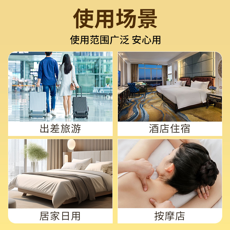 Disposable Pillowcases Thickeneded 100 Printed Non-Woven Fabric 30g Individually Packaged Travel Hotel Manufacturer